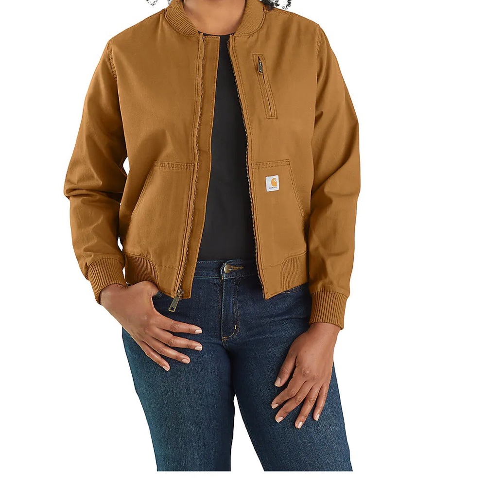 Carhartt women’s RUGGED FLEX RELAXED FIT CANVAS JACKET